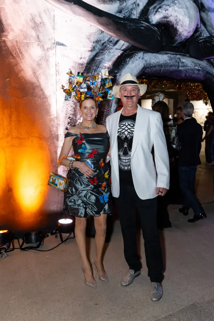 Ashley Smither Langley & Curt Langley at the 2024 Orange Show Gala: DaliDada (Photo by Emily Jaschke) 