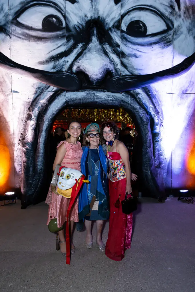 Ava Lubektin, Marilyn Oshman, Marilyn Lubetkin at Orange Show Gala 2024 (Photo by Emily Jaschke)