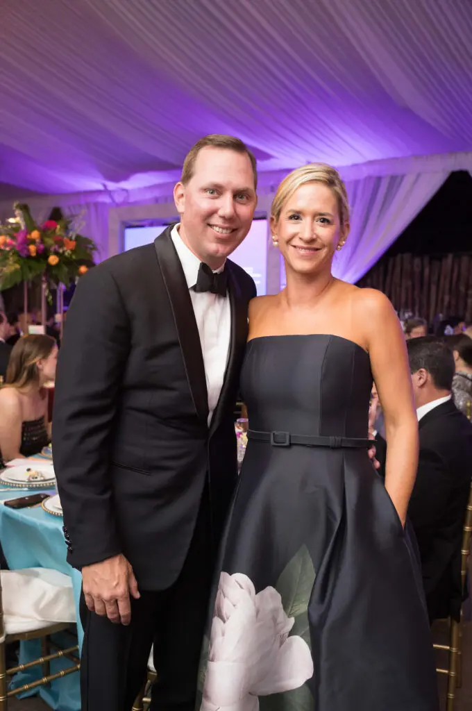 Bas & Courtney Solleveld at the 'Wing of Wonder' Zoo Ball. (Photo by Daniel Ortiz for Houston Zoo)