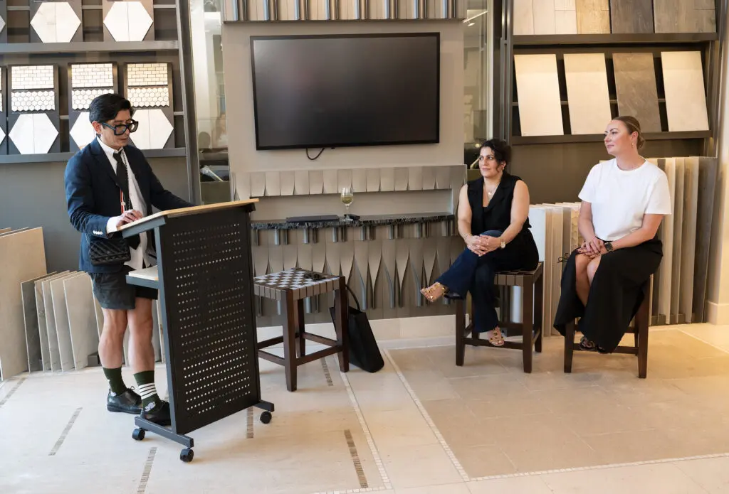 Billy Fong, Carolina Gentry, Beth Dotolo (Photo by George Fiala)