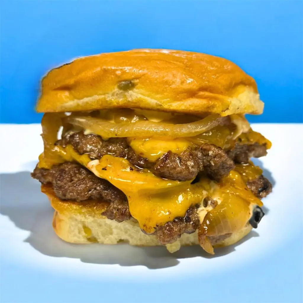Dutch's Hamburgers presents the Smash Burger. Do you think you can handle it?