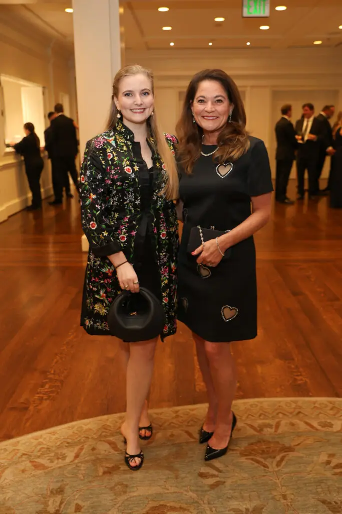 CG Marinelli, Larkin McReynolds at 'An Evening for Rice's Honor.' (Photo by Priscilla Dickson)