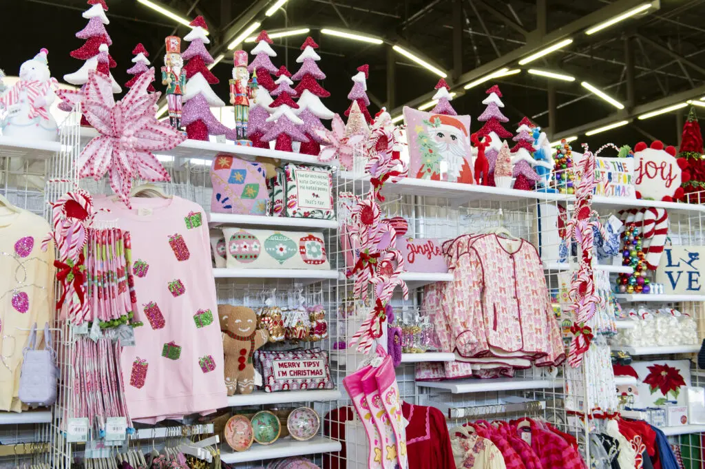 Chi Omega Christmas Market merchandise (Photo by Celeste Cass)