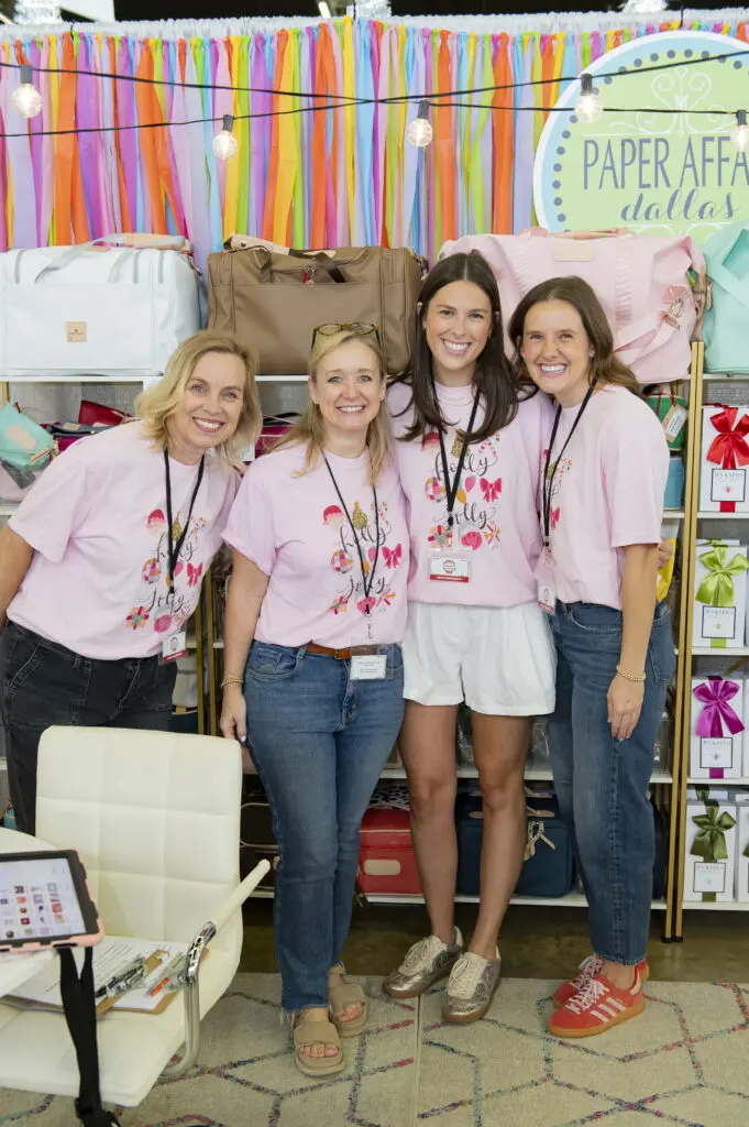 Paper Affair's Melissa Wayte, Cyndy Walton, Nicole Anderson and Abby Muschalek (Photo by Celeste Cass)