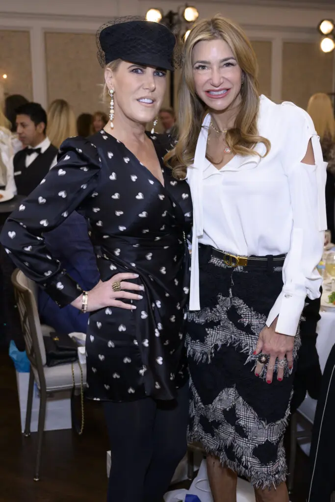 Courtney Hopson, Melissa Mithoff at the Italian Cultural & Community Center Luncheon at River Oaks Country Club on October 22, 2024 (Photo by Michelle Watson, CatchLightGroup.com)