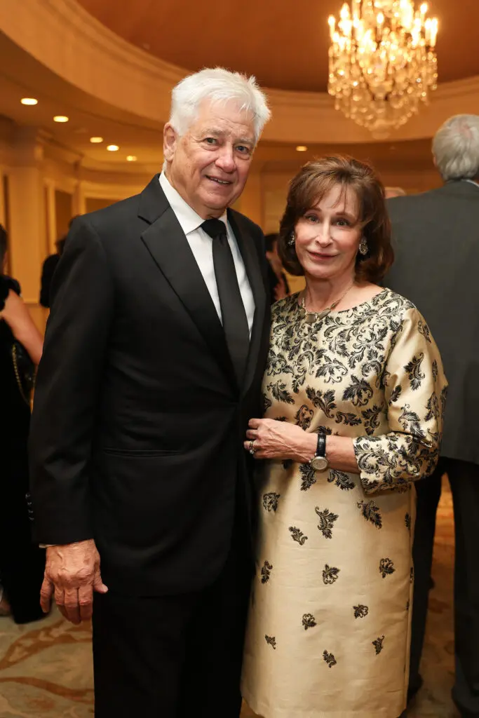 David & Barbara Gibbs at 'An Evening for Rice's Honor.' (Photo by Priscilla Dickson)