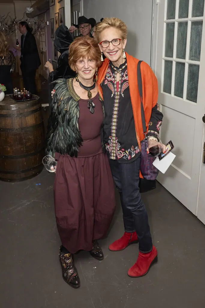 Donna Wilhelm and Gayle Halperin (Photo by Nate Rehlander)