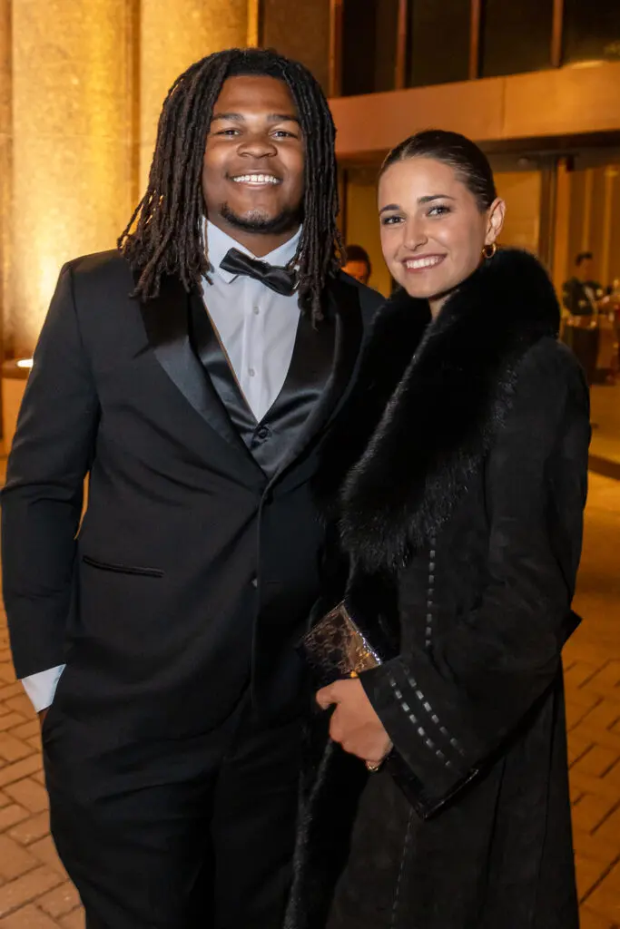 Earnest Crownover, Cori Cansdale at Houston Grand Opera's opening night and dinner celebration (Photo by Emily Jaschke)