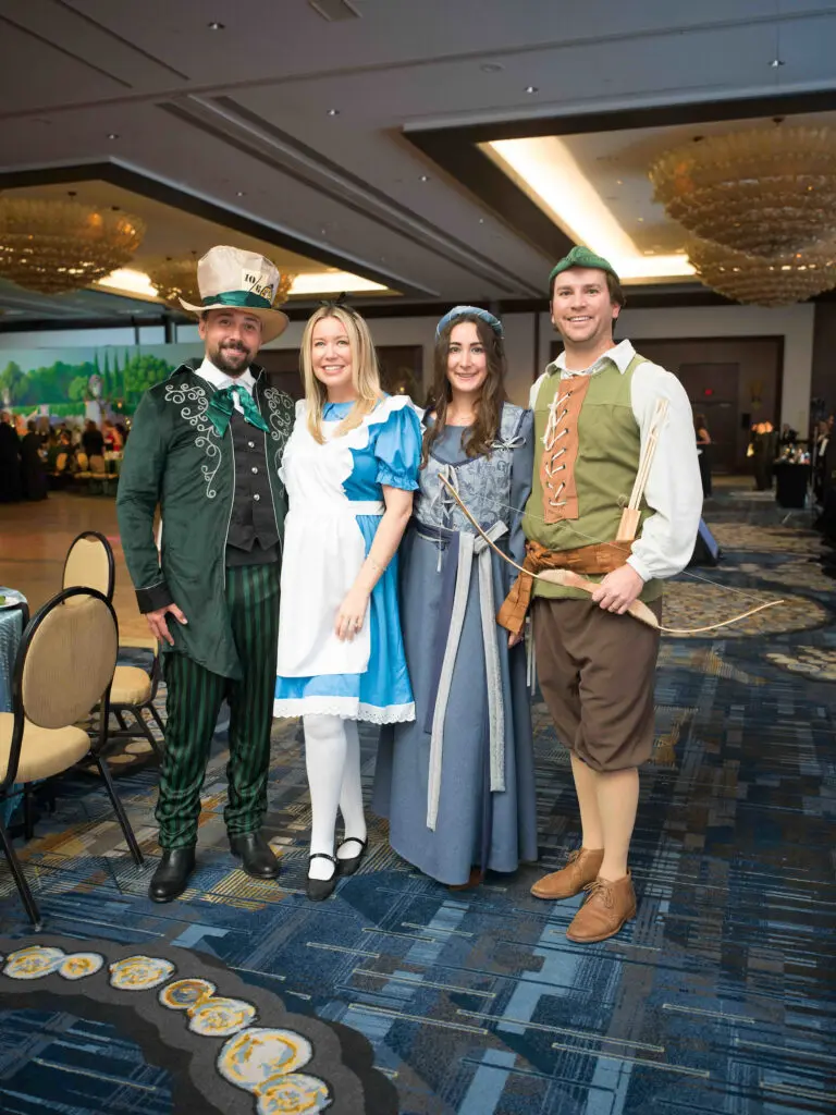 Evan & Kate Elenbrook, Elyse & Drew Tolson at the Ronald McDonald House Boo Ball (Photo by Daniel Ortiz)