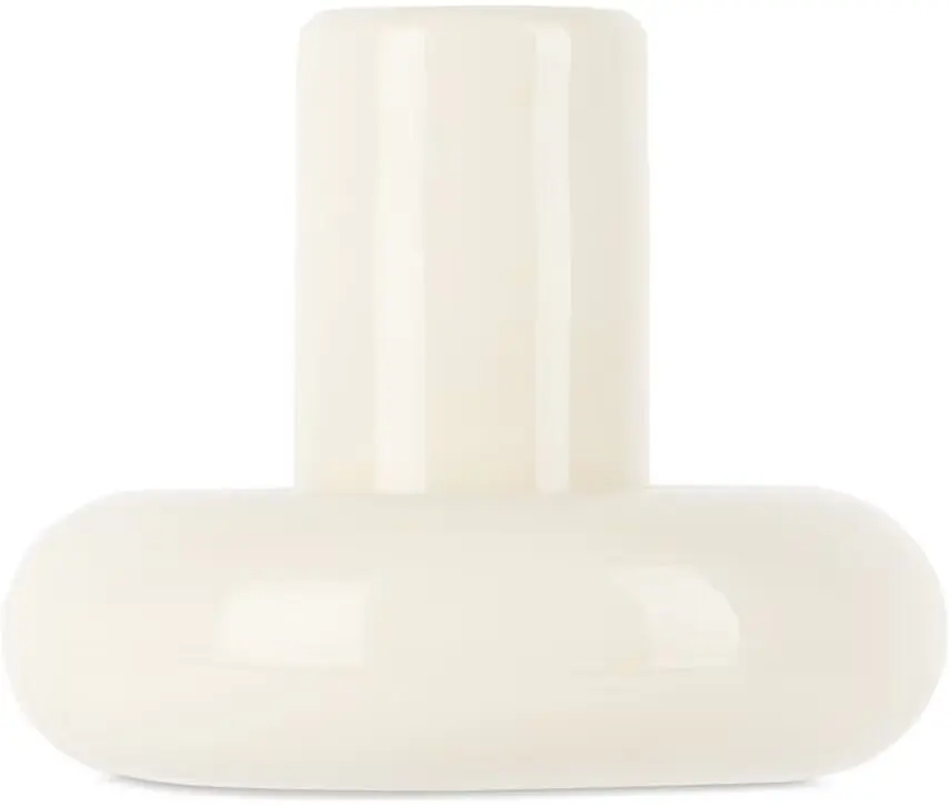 Gustaf Westman White Chunky Candle Holder