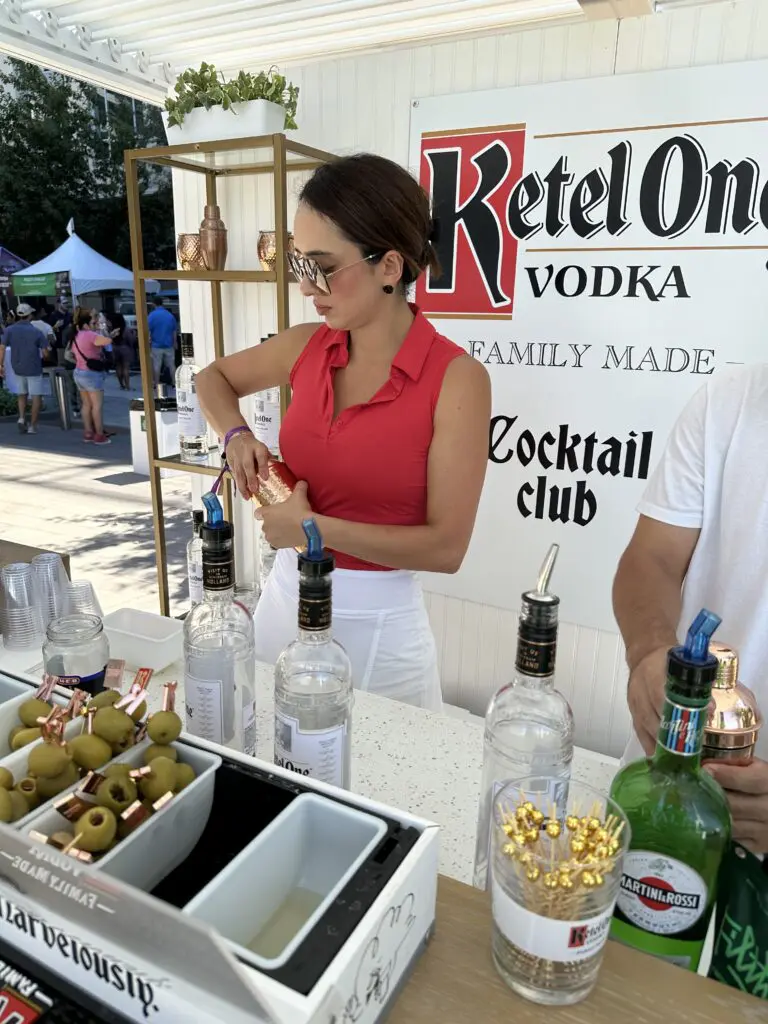 Martinis for the taking at the Houston Chefs for Farmers event. (Photo by Shelby Hodge)