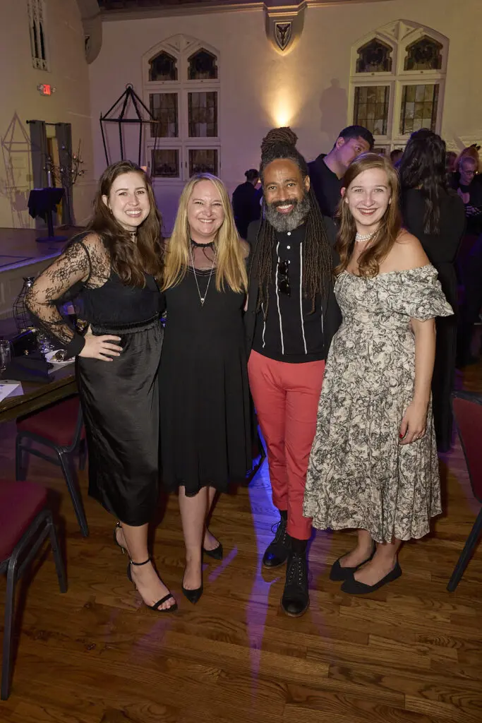 Kate Bogan, Grace Cook, Frank Darko, and Allison Gaughan (Photo by Nate Rehlander)