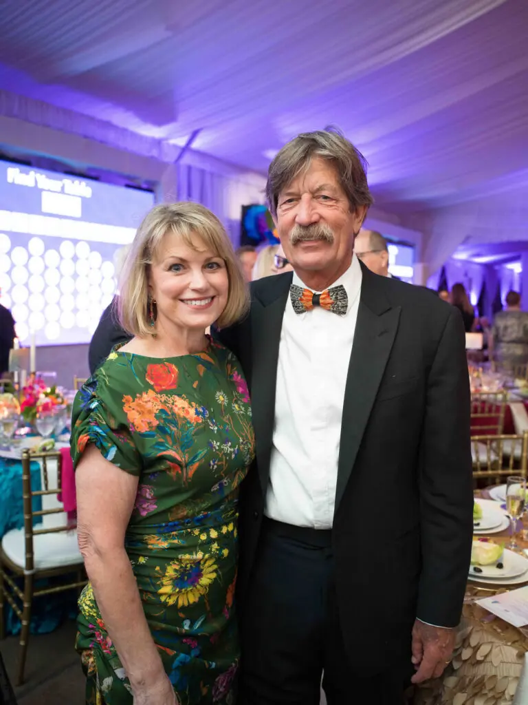 Kelley & Stephen Lubanko at the 'Wing of Wonder' Zoo Ball. (Photo by Daniel Ortiz for Houston Zoo)
