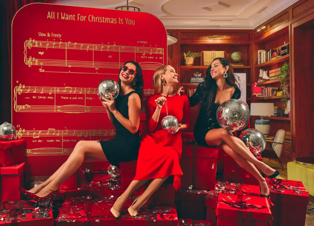 The Mariah Carey Black Irish Holiday Bar will pop up at Virgin Hotels Dallas this season. (Courtesy)