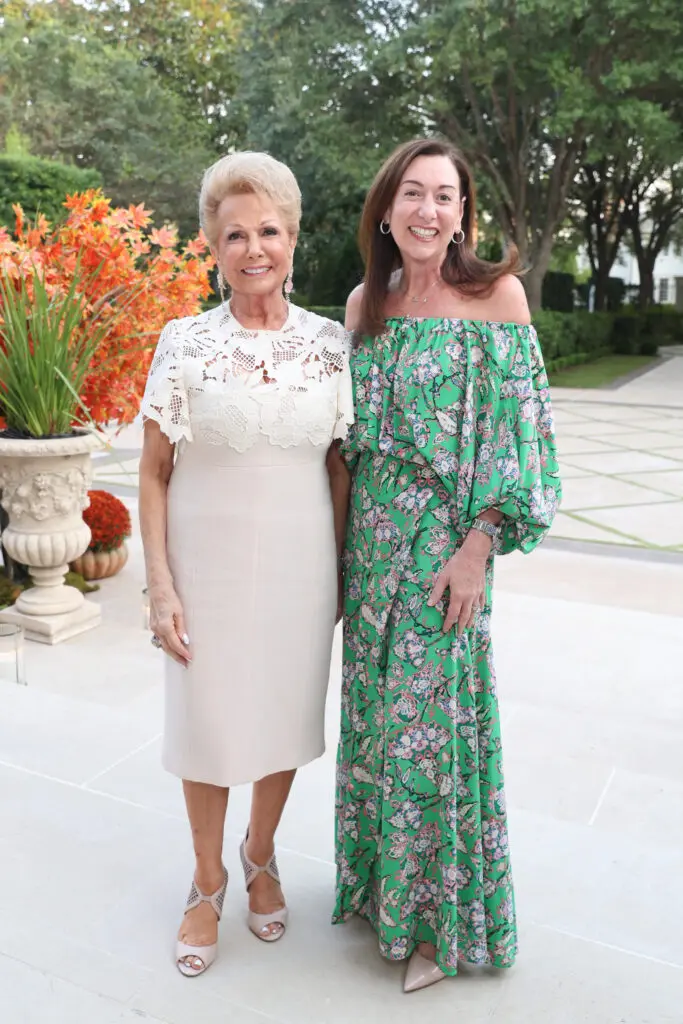 Philamena Baird, Amalia Stanton at the Memorial Herman Foundation dinner. (Photo by Priscilla Dickson)