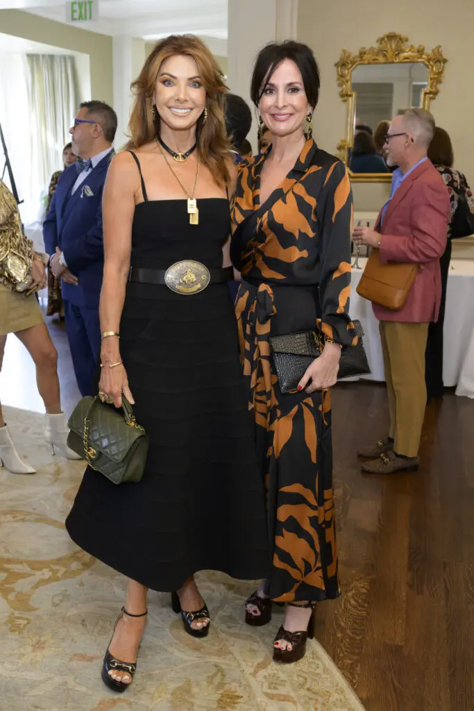 Marla Hurley, Jennifer Grigsby at the Italian Cultural & Community Center Luncheon at River Oaks Country Club (Photo by Michelle Watson, CatchLightGroup.com)