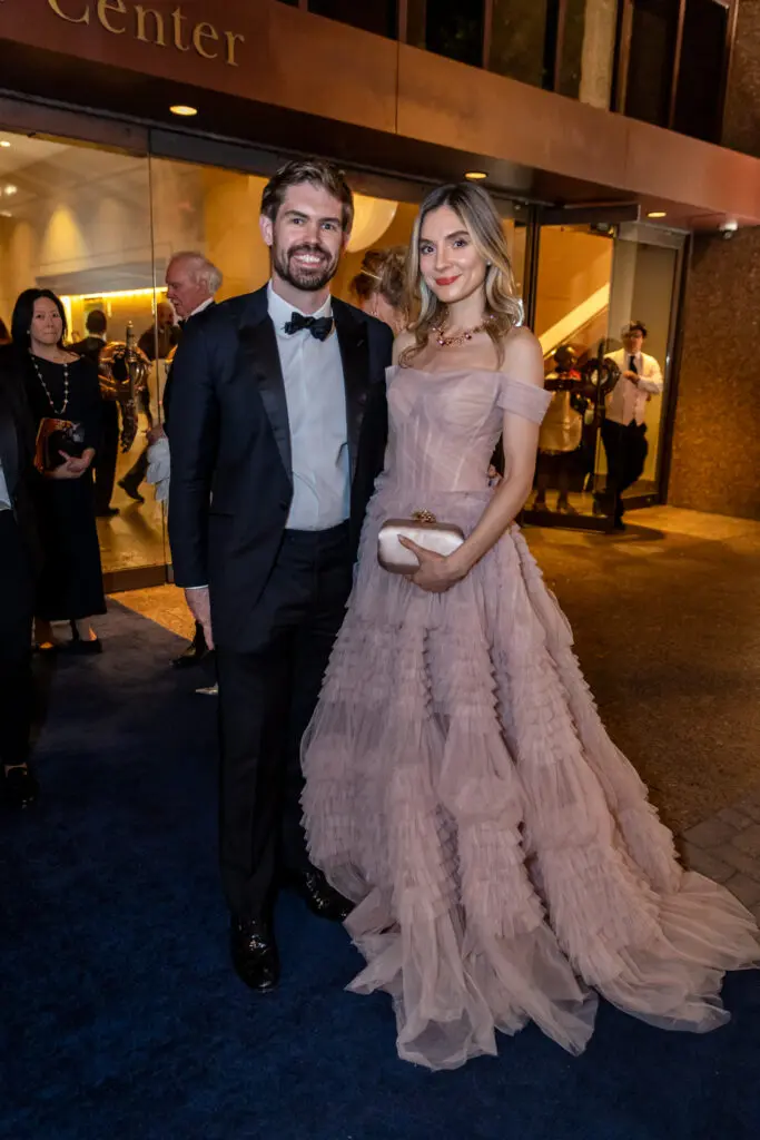 Matt Healey, Denise Reyes at Houston Grand Opera's opening night and dinner celebration (Photo by Emily Jaschke)