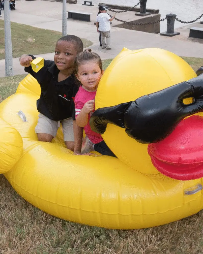 AFA’s seventh annual rubber duck race will feature thousands of ducks racing to victory on Buffalo Bayou. (Photo by David DeHoyos)