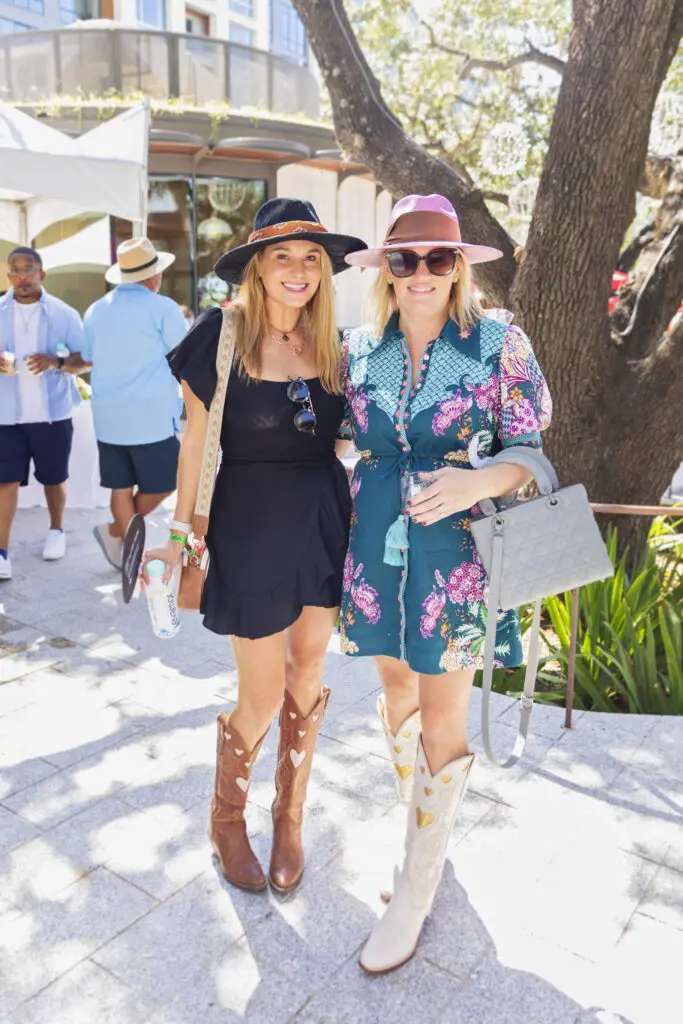 Natalie Swift-Russell, Nora Jarrard at the Houston Chefs for Farmers charity event. (Photo by Maritere Casillas-Rice)
