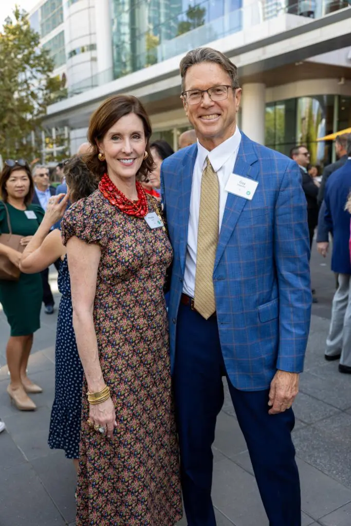 Phoebe Tudor, Guy Hagstette at the Houston Parks Board annual luncheon (Photo by Jenny Antill)