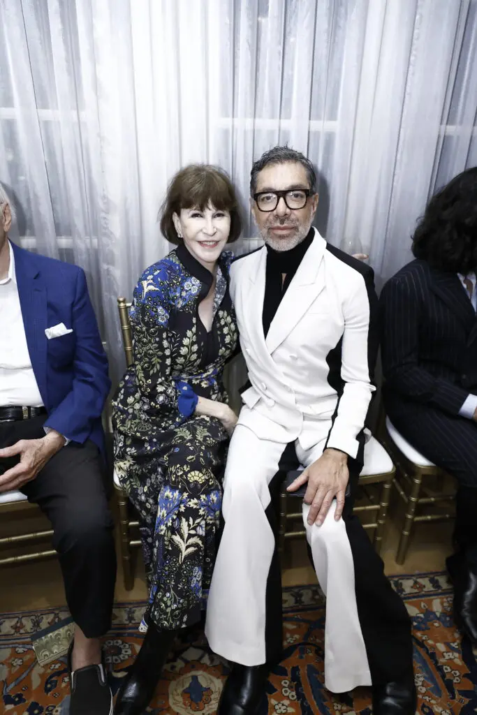 Shelby Hodge, Ceron at Amir Taghi's 2025 Spring Collection trunk show (Photo by Quy Tran)