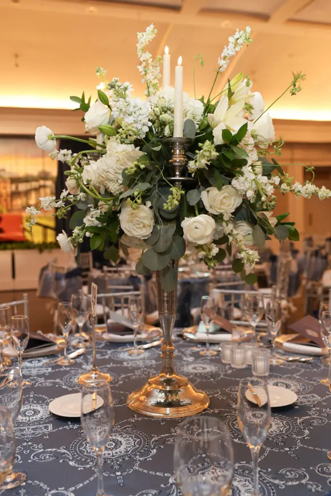 Florals at 'An Evening for Rice's Honor.' (Photo by Priscilla Dickson)