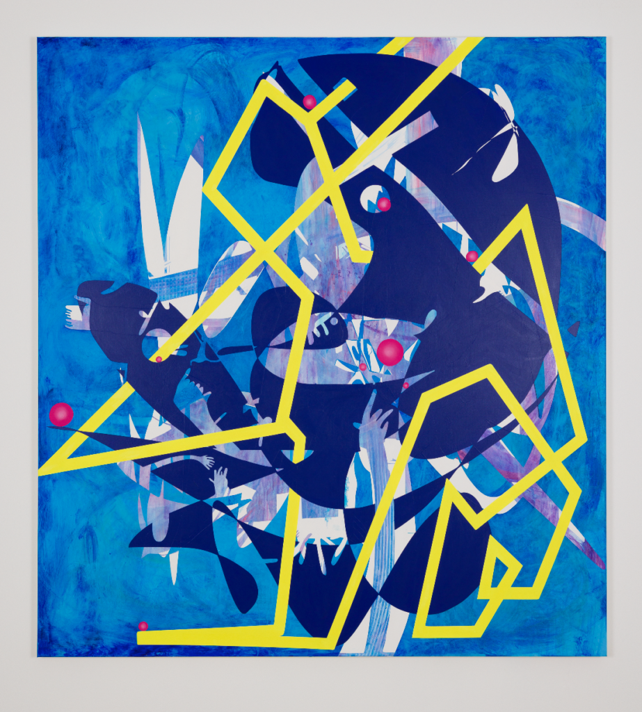 Ana Villagomez's "Moonshake," 2024, will be featured at ADAA's The Art Show at gallerist Josh Pazda Hiram Butler's booth. (Courtesy of the artist, Josh Pazda Hiram Butler, Houston, and Nino Mier Gallery, New York; photo by Elisabeth Bernstein.)
