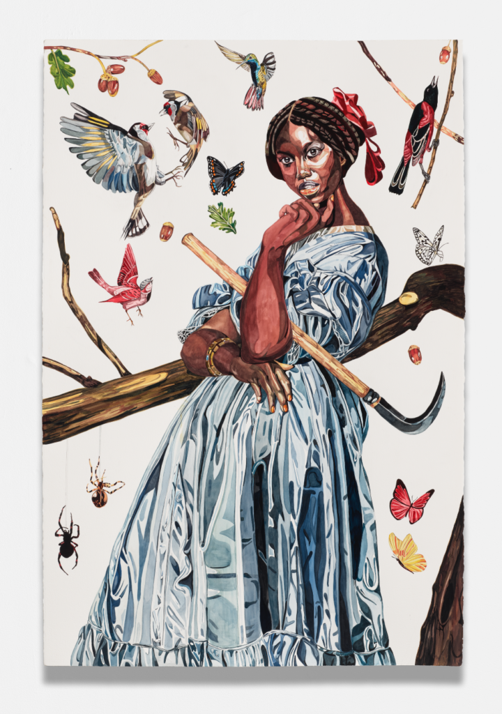 David McGee's "Nutcracker," 2024, will be on display at Inman Gallery's booth, alongside McGee's "Avenging Angels" series, at the Art Dealers Association of America's The Art Show in New York. (Courtesy of the artist and Inman Gallery, Houston; photo by Thomas R DuBrock)
