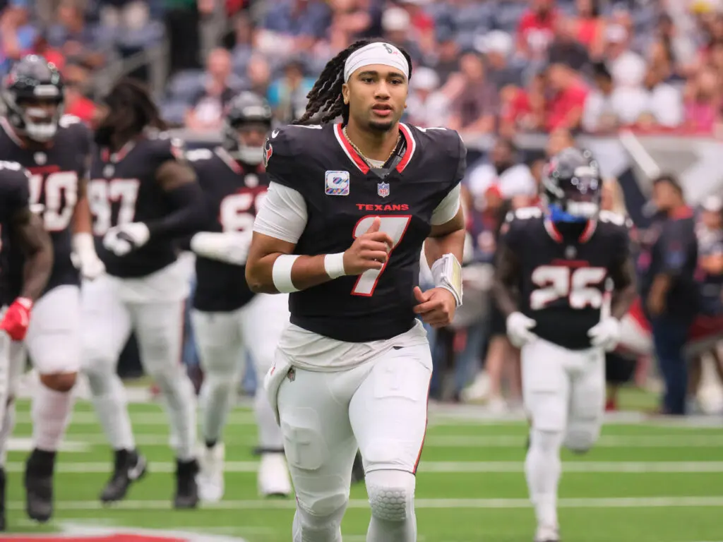 Texans quarterback C.J. Stroud knows what it means to lead the pack. (Photo by F. Carter Smith)