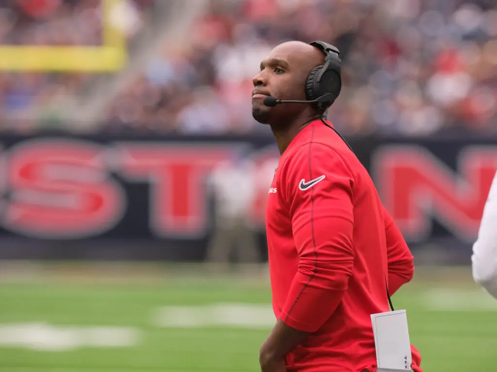 Houston Texans coach DeMeco Ryans is always looking to lift his team higher. (Photo by F. Carter Smith)
