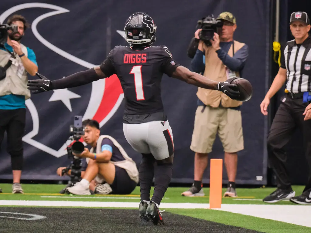 Houston Texans receiver Stefon Diggs knows how to score touchdowns. (Photo by F. Carter Smith)
