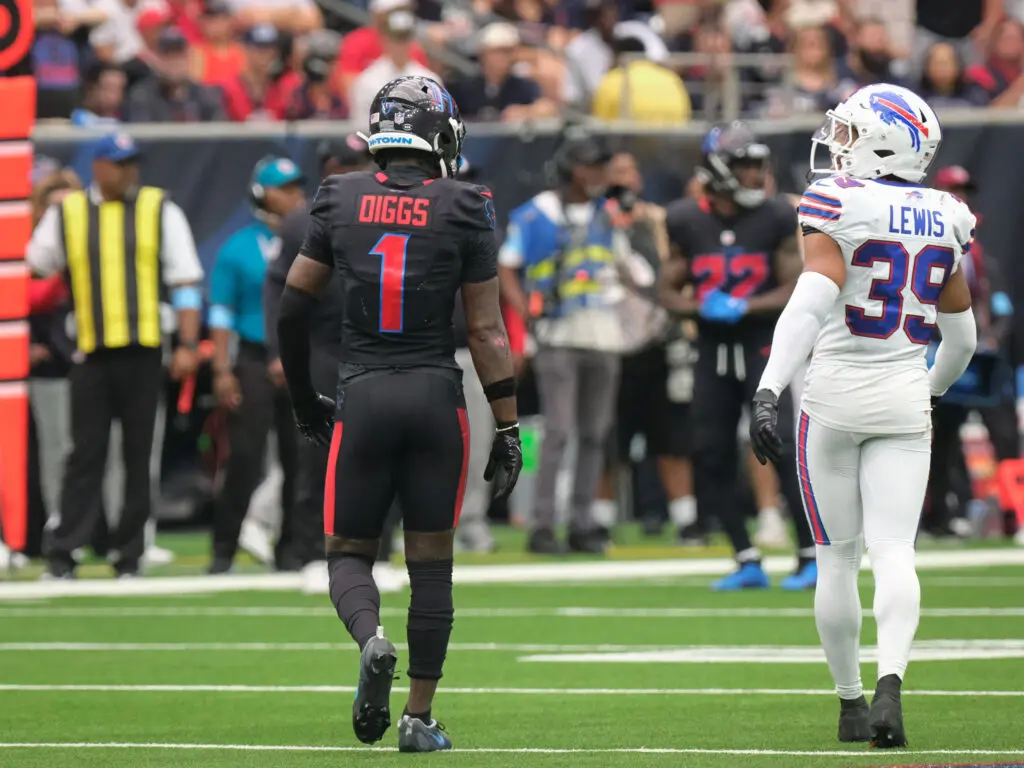 Stefon Diggs is as confident as ever as a Texan. (Photo by F. Carter Smith)
