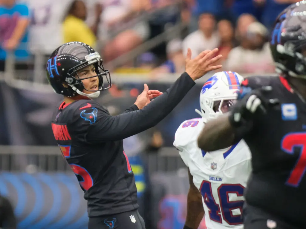 Ka'imi Fairbairn can make field goals from almost anywhere for the Houston Texans. (Photo by F. Carter Smith)