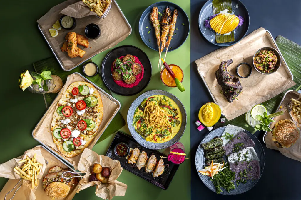 Traveler's Cart offers a global street food experience, drawing inspiration from night markets in Southeast Asia, Latin America, Europe, the Middle East and beyond. (Photo by Jenn Duncan)