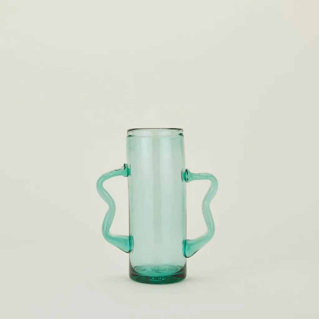 Llorente Recycled Glass Vase, $62.