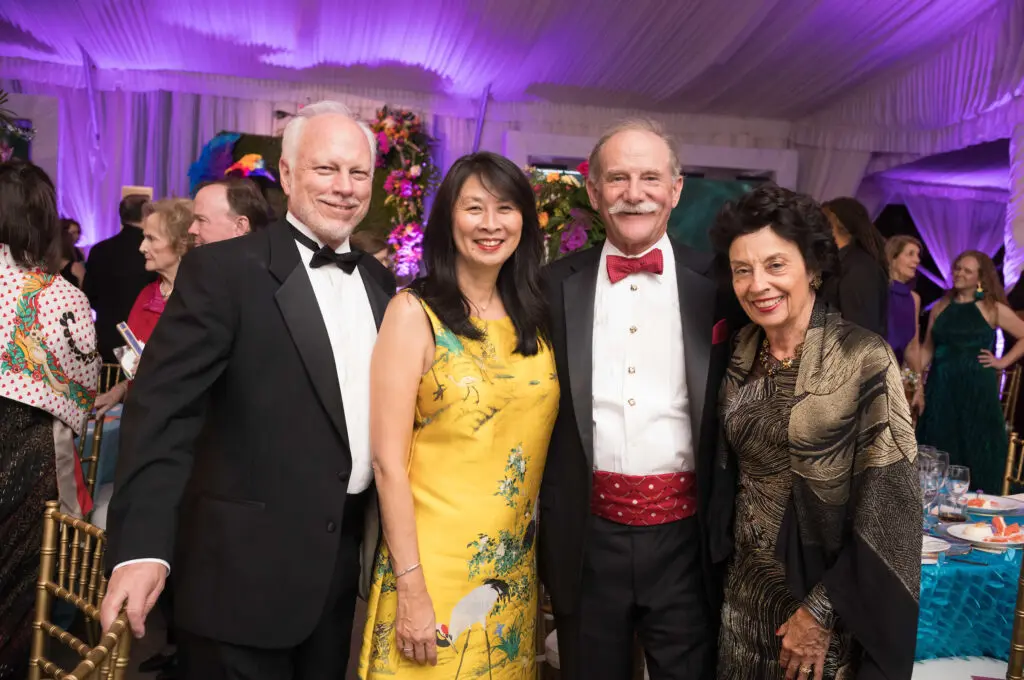 Houston Zoo CEO Lee Ehmke, Sue Chin, Marty and Kathy Goossen (Photo by Daniel Ortiz for Houston Zoo)