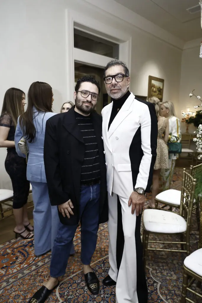 Amir Taghi, Ceron at the designer's trunk show in the family home in Tanglewood (Photo by Quy Tran)