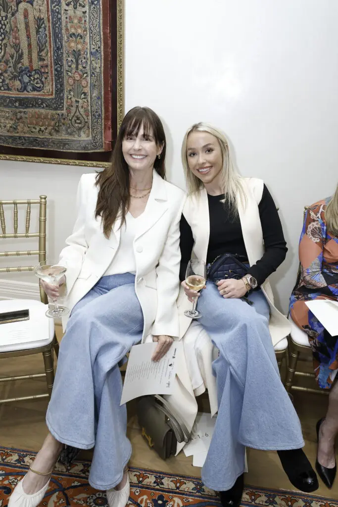 Marnie Greenwood, Campbell Sinclair at Amir Taghi's trunk show in the family home in Tanglewood (Photo by Quy Tran)