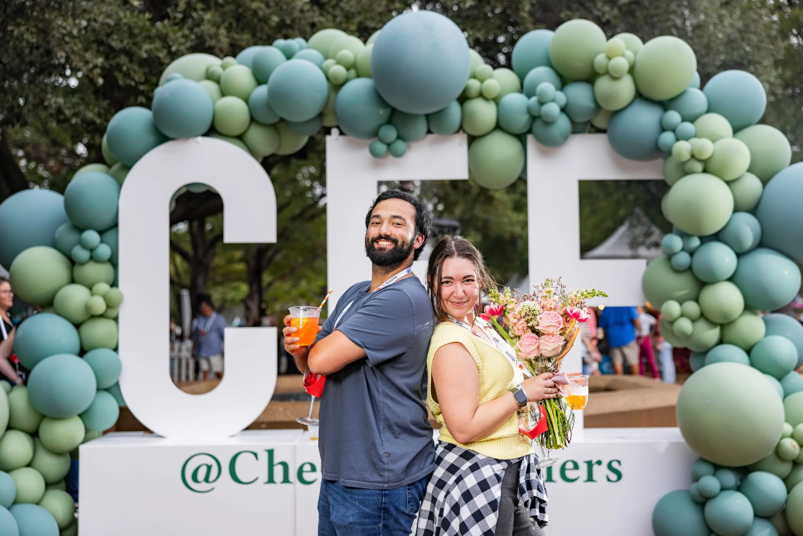 Festival goers at the 14th annual Chefs for Farmers Main Event.  (Photo by Kathy Tran)