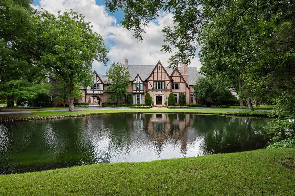 10540 Lennox Lane is a three-level estate with an elevator in Preston Hollow. (Courtesy)