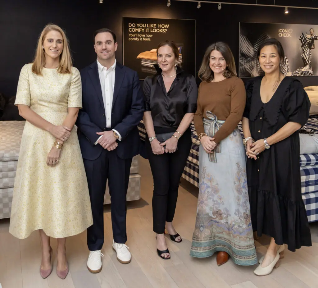 Alison Kenworthy, Bradley Belen, Elizabeth Bolognino, Jordan Winston, Jean Liu at Hästens