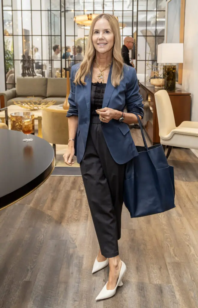 Janet Gridley at Allan Knight Showroom