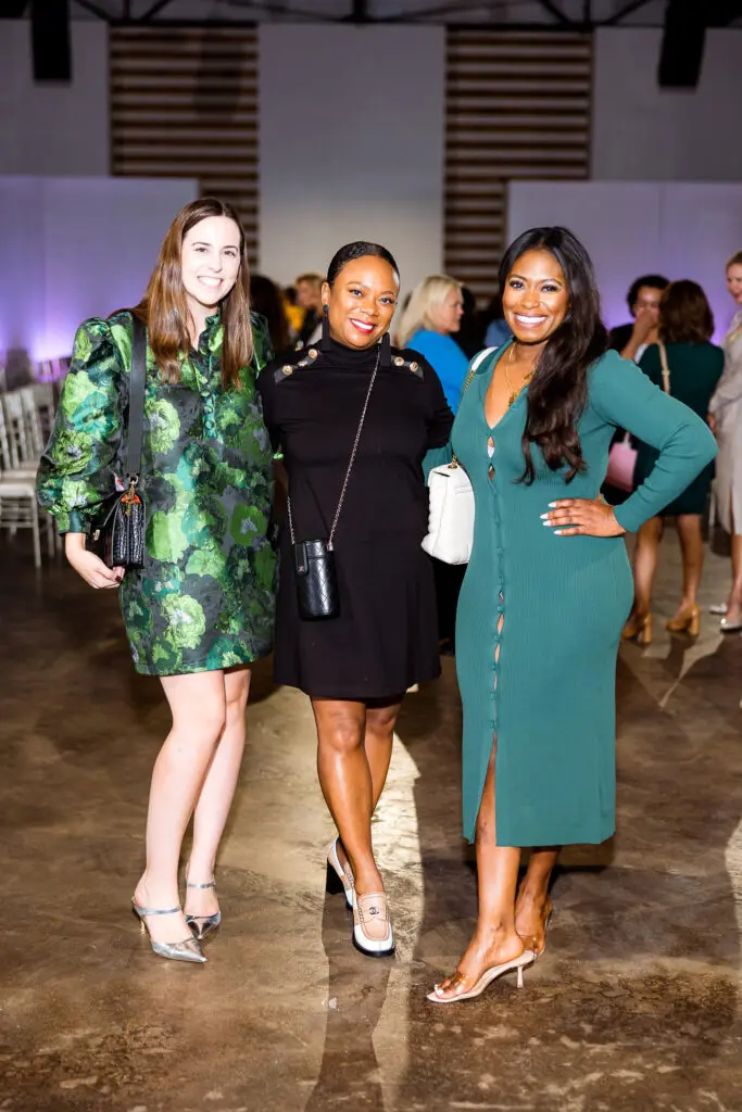 Elizabeth Howe Rotenberg, Tiffany Dugar Hatchett, Cheri A. Green at the Power of the Purse fundraiser benefiting Women's Resource.