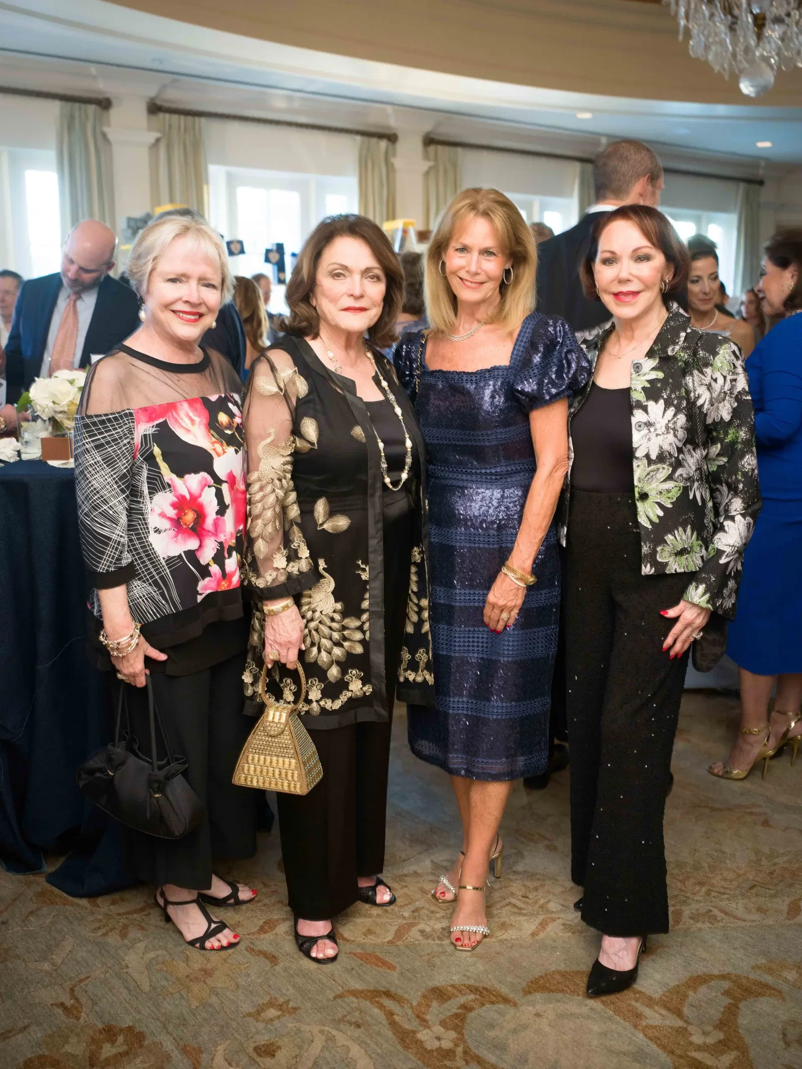 Leila Perrin, Beth Wolff, Cheryl Byington, Chris Kase at the Mission of Yahweh 'Leaders & Legends' gala. (Photo by Daniel Ortiz)