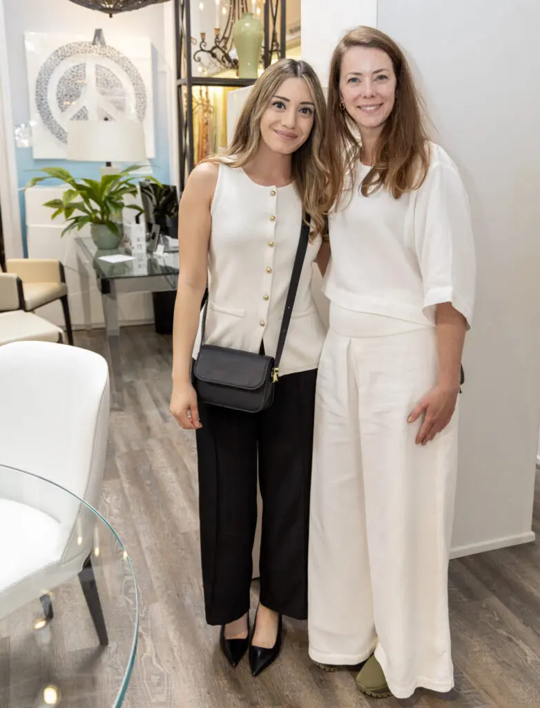 Adrienne Wheatley, Jasmine Chavez at Allan Knight Showroom