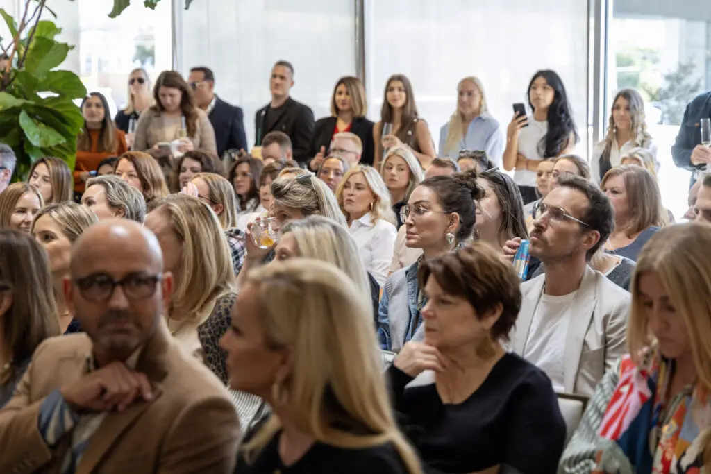 Audience at Allan Knight Showroom