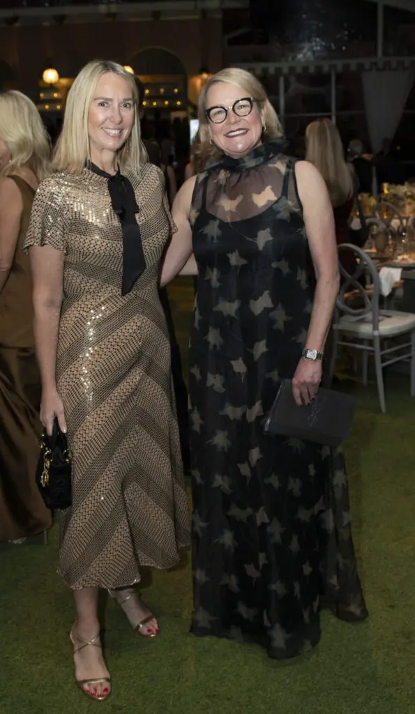 Beth Holman, Nancy Winston at Kips Bay Decorator Show House Dallas President's Dinner (Photo by Tamytha Cameron)