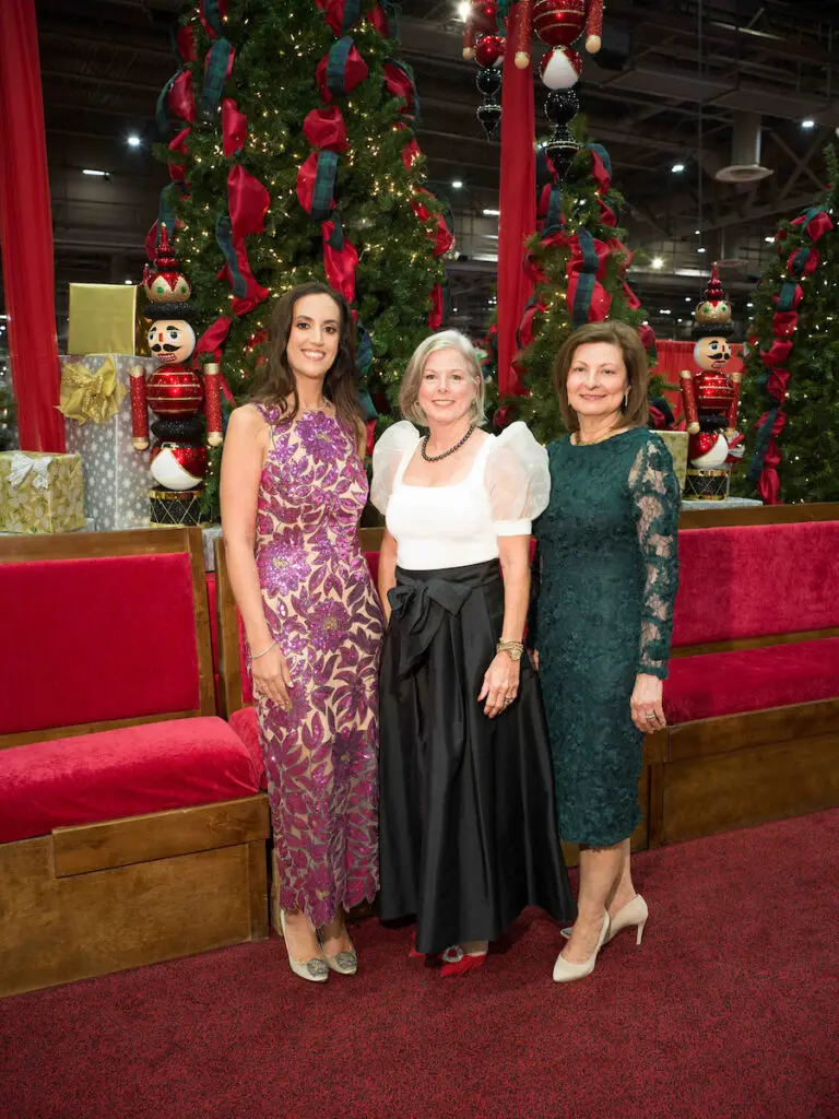 Houston Ballet Nutcracker Market Preview Party chairs Blair Kessler, Ann Graham, Cecilia Campbell
