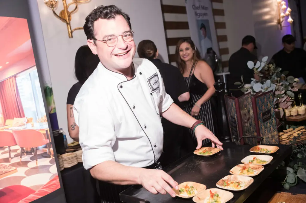 The Lymbar's Chef David Cordua at March of Dimes Signature Chefs. (Photo by Daniel Ortiz)