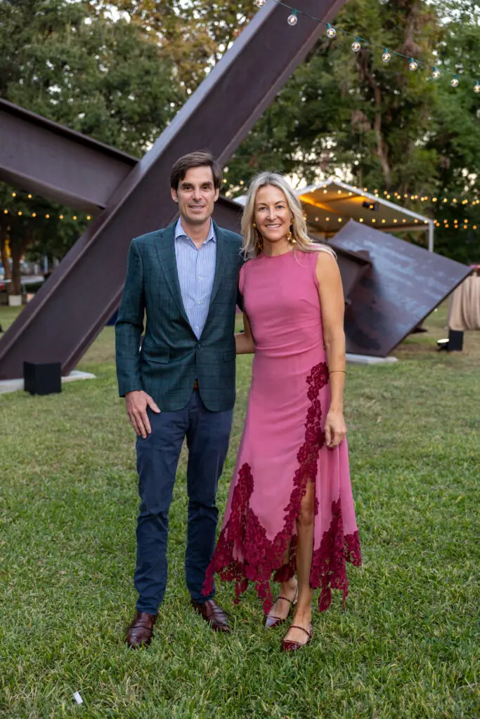 The Menil Collection 'Party in the Park' chairs Oliver & Melissa Tuckerman. (Photo by Jenny Antill)